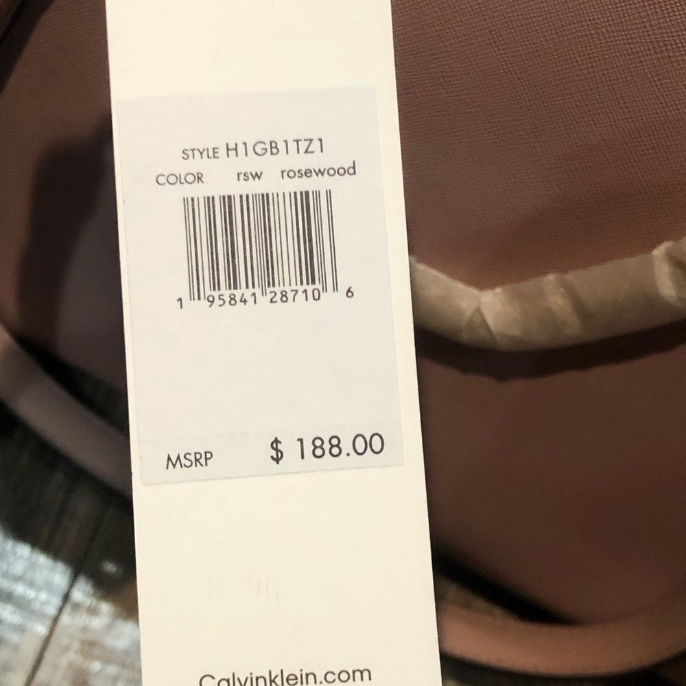 NEW Calvin Klein Blush Pink Tote Bag - Picture 9 of 11